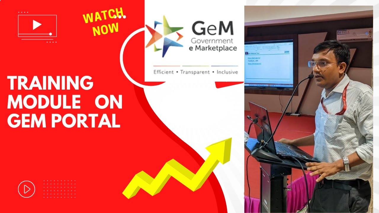 Training Module  on GeM Portal #gem #government #contractors #bidding