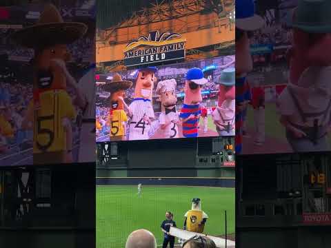 Brewers Famous Sausage Race 4-19-25