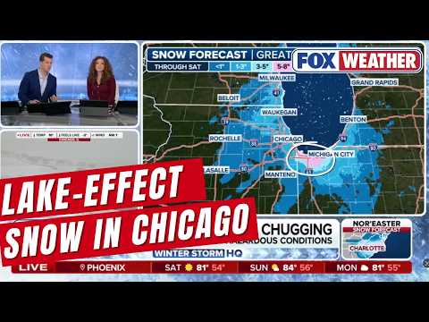Intense Lake-effect Snow to Blanket Chicago This Weekend