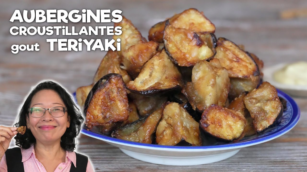 Aubergines croustillantes au goût teriyaki