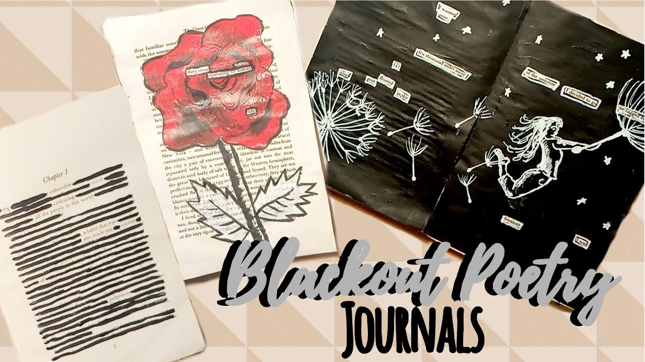 5 Ways to Create a Blackout Poetry Journal