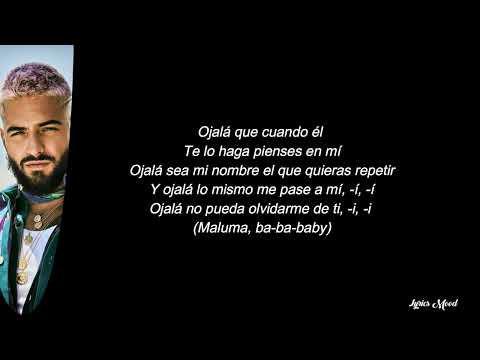 Maluma, Adam Levine, The Rudeboyz - Ojalá LETRA