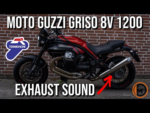 Moto Guzzi Griso 1200 8V SE Termignoni Exhaust Sound - BEST sounding exhaust on the market!