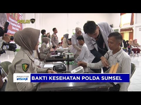 POLDA SUMSEL GELAR PELAYANAN KESEHATAN BAGI DISABILITAS