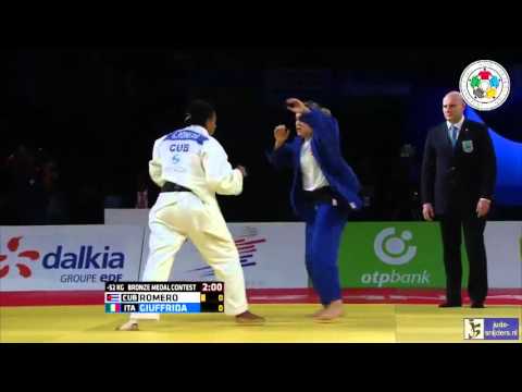 Judo 2016 Grand Prix Havana: Romero (CUB) - Giuffrida (ITA) [-52kg] bronze
