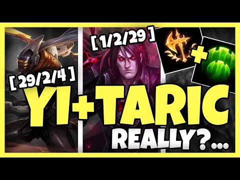 MASTER YI + TARIC BOOSTING STRATEGY | League of Legends Season 9 [2019]