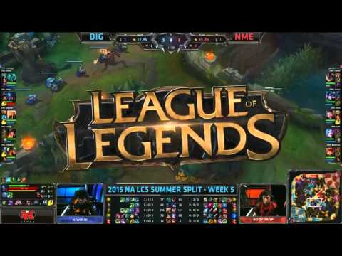 Team Dignitas vs Enemy eSports   League Of Legends NA LCS 2015 Summer W5D1