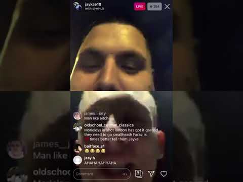 aitch and jaykae drunk on instagram live
