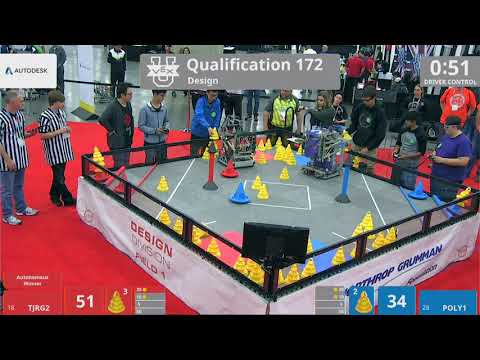 2018 VEXU Design Q172 - TJRG2 vs POLY1 - 91 to 74