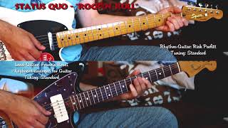 STATUS QUO - &quot;Rock &#39;N&#39; Roll&quot; for Lead- &amp; Rhythm-Guitar (Francis Rossi, Rick Parfitt) Cover