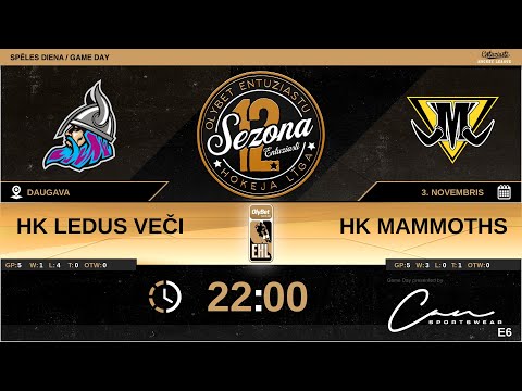 2022 11 03 Ledus Veči - Mammoths