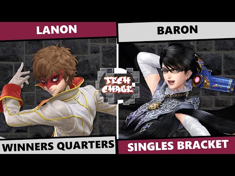 Tech Chase #12: Winners Quarters - Lanon (Joker) Vs Baron (Bayonetta) SSBU Singles