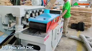 Máy cưa xẻ Đài Loan motor 50Hp | Ripsaw nhiều lưỡi giá tốt nhất TP HCM