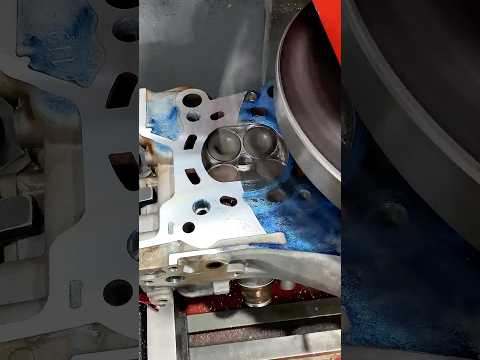 Most Warped Honda 16V Cylinder Head We’ve Ever Seen — Satisfying Fix! #shorts #honda #machineshop