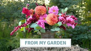 DIY Flower Arrangements with Homegrown Blooms | Garden to Table Flowers // Cottoverdi