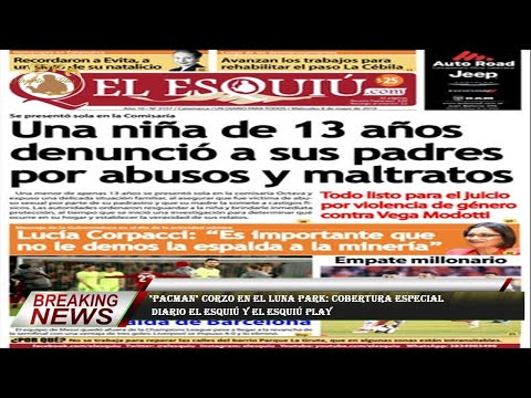 "Pacman" Corzo en el Luna Park: cobertura especial  Diario El Esquiú y El Esquiú Play