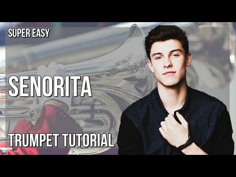 SUPER EASY: How to play Senorita by Shawn Mendes ft Camila Cabello on Trumpet (Tutorial)
