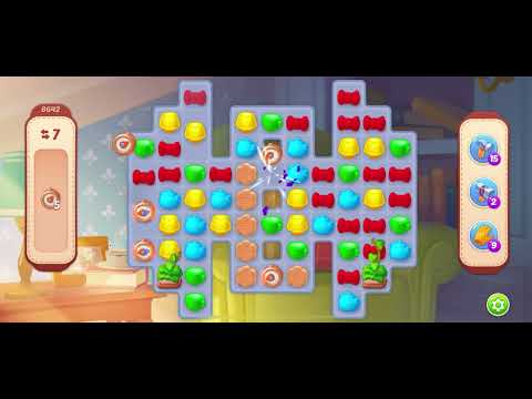 Homescapes Level 8642 夢幻家園第8642關 ～～ no boosters