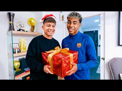 Sorprendí a Futbolistas con sus Regalos Soñados.. "Lamine Yamal, Mbappe.."