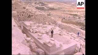 Archaeologists excavate what is believed to be tomb of King Herod