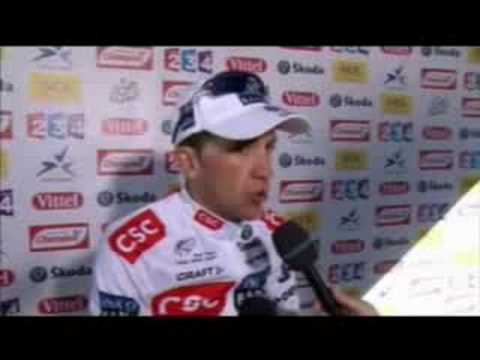 Interviews of the day : Carlos SASTRE and Andy SCHLECK