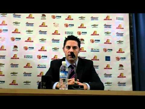 Rueda de prensa Mann Filter Zaragoza tras las semis de la Copa de la Reina 2011