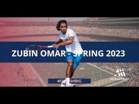 College Tennis recruitment - Zubin Omar (SPRING 2023)