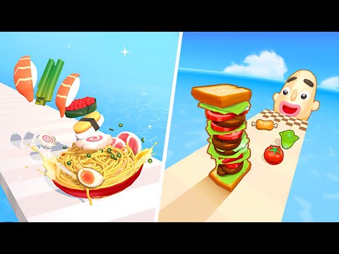 Noodle Run | Sandwich Runner - All Level Gameplay Android,iOS - NEW BIG APK UPDATE