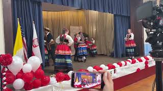 Wianuszek Polish Folk Dance Company performs at St. Casimir Church in Yonkers, NY - Nov. 22, 2025
