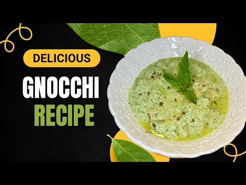 🍝 Creamy Spinach Ricotta Gnocchi (No Cream, High-Protein & Easy!) Ready in just 5 to 10 minutes💚