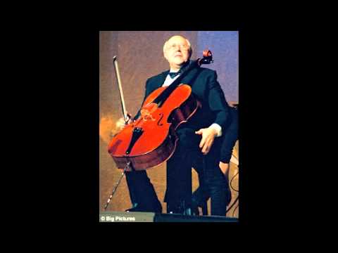 Rostropovich plays his Humoresque op.5 for cello and piano