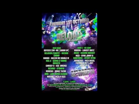 DJ Neil G Mcs Rockeye Genno D & Tommo @ Reload 1.10.2016