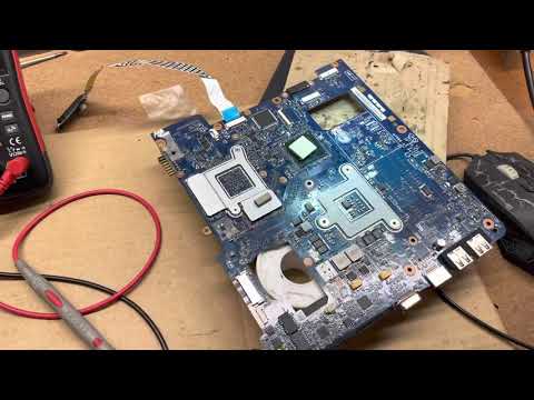 Naprawa częstej usterki płyty Samsung Np350 La-8861P REV:2.0 Część 2