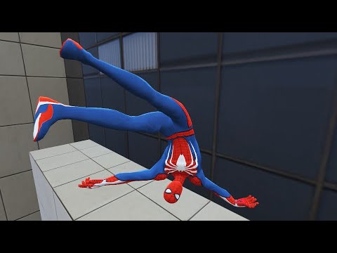 GTA 5 Spiderman Jumping Off Highest Buildings (Ragdolls/Euphoria Physics) #10
