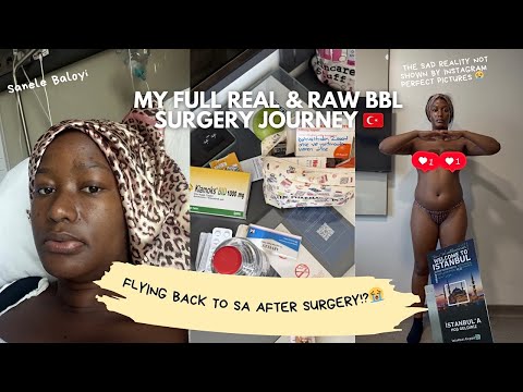 #surgeryvlog: I WENT TO TURKEY ALONE FOR A BBL PROCEDURE❗️| NEW BODY REVEAL😭 | REGRETS??