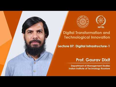 Digital Transformation and Technological Innovation Promo Video by Prof Gaurav Dixit IIT Roorkee