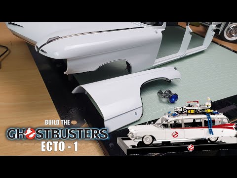 Build the Ghostbusters Ecto-1 - Part 75 & 76 - Unity S6 Spotlight, Left Fender and Right Fender Trim