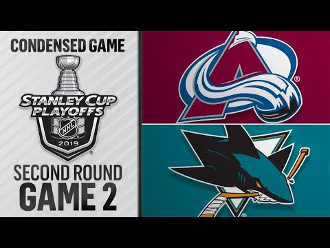 04/28/19 Second Round, Gm2: Avalanche @ Sharks