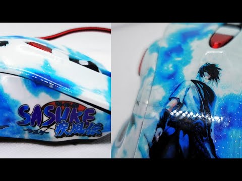 Hidroimpresion casera ratón SASUKE. NUEVA IMPRESORA, NUEVA TÉCNICA Y NUEVOS MATERIALES