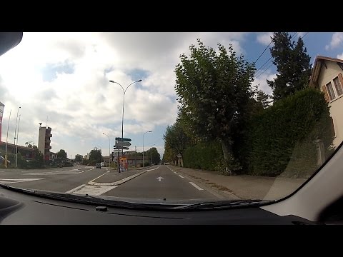 Archamps to Saint-Julien-en-Genevois, Haute-Savoie (Upper Savoy), France – onboard camera