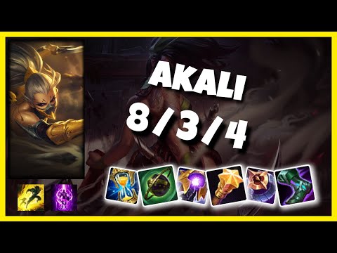 Akali vs Irelia TURKISH Challenger TOP (8/3/4) Gameplay Replay - Patch 10.24