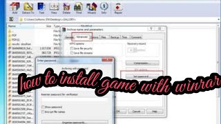 How to install game with winrar