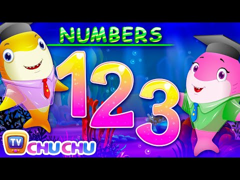 Baby Shark Numbers Song | Learn Numbers with Baby Sharks | Nursery Rhymes & Kids Songs by ChuChu TV