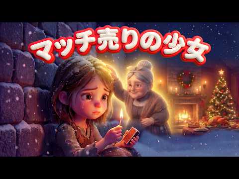 【童話アニメ】マッチ売りの少女｜ひとりでさむいときどうする？｜子ども向け3D絵本