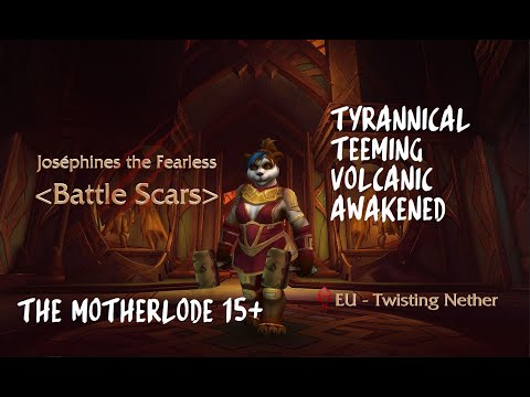 World of Warcraft | Motherlode 15+ | Tyrannical, Teeming, Volcanic, Awakened - Protection Warrior
