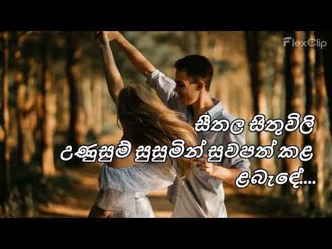 Seethala Sithuwili (සීතල සිතුවිලි) with Lyrics - Rookantha Goonatillake & Chandralekha Perera