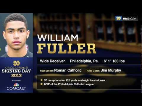 William Fuller – 2013 Notre Dame Football Signee