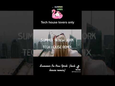 Summer in new york remix sofi tukker - Tech house banger. #shorts