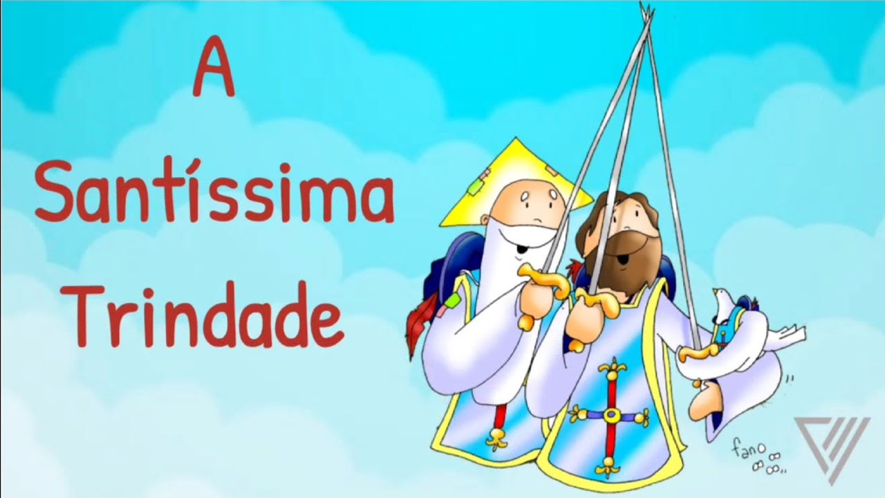 A Santíssima Trindade 😍😍😍 | Desenho Bíblico