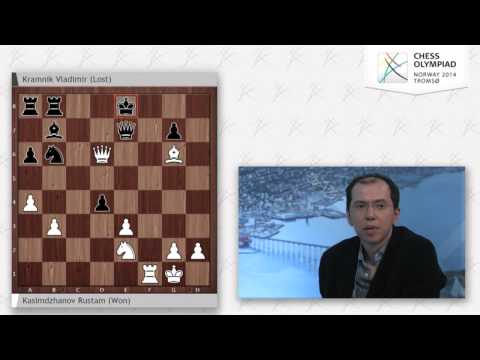 Rustam Kasimdzhanov makes a pleasant visit to the chess24 webcast - Round 6